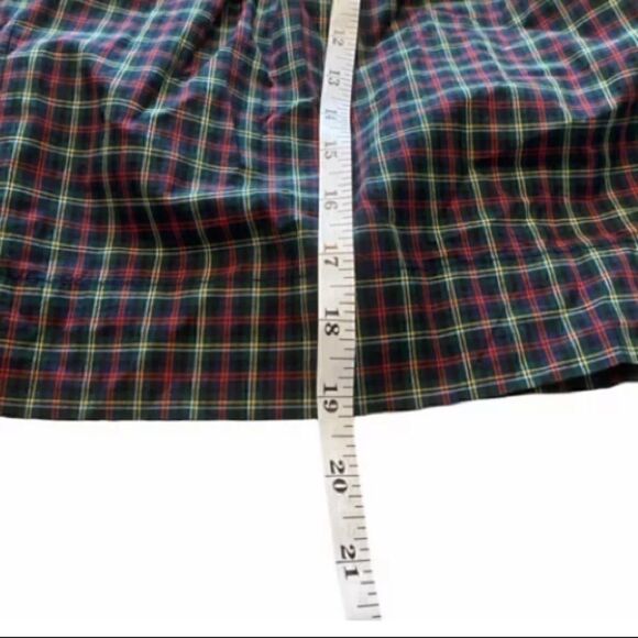 NWT JCREW $88 Embroidered peasant top in plaid - Picture 7 of 10